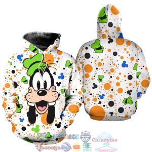 Goofy Dog Polkadot Pattern Disney Hoodie 3D