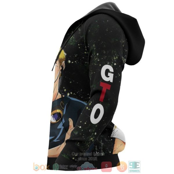 Great Teacher Onizuka Anime Black 3D Hoodie