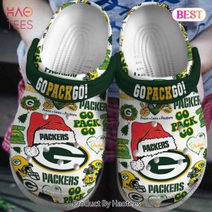 Green Bay Packers NFL Sport Crocs Crocband Clogs Shoes Comfortable For Men Women and Kids