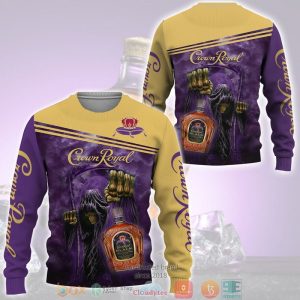 Grim Reaper Crown Royal 3D Shirt