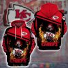 Grim Reaper Kansas City Chiefs Nfl Logo 3D Hoodie