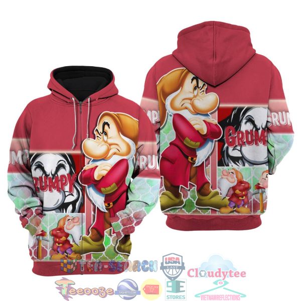 Grumpy Dwarf Disney Hoodie 3D