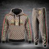 Gucci Logo Full Print Hoodie And Pants