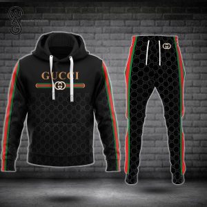 Gucci Monogram Full Print Hoodie And Pants