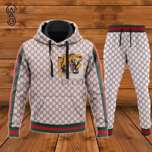 Gucci Tiger Full Print Hoodie And Pants