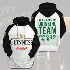 Guinness Beer St Patrick’S Day Drinking Team 3D Hoodie