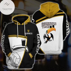 Guinness Time Parrot Hoodie