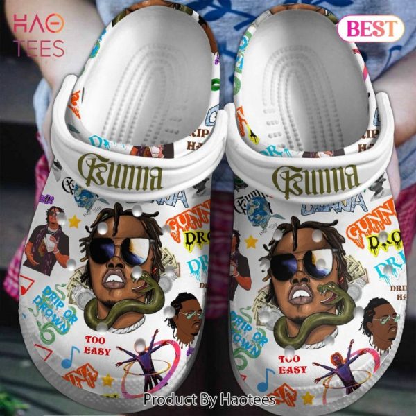 Gunna Music Crocs Crocband Clogs Shoes Comfortable For Men Women and Kids