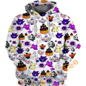 Halloween Pokemon Hoodie 3D