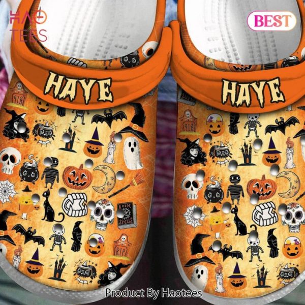 Halloween Things Pumpkin For Men And Women Gift For Fan Classic Water Rubber Crocs Clog Shoes Comfy Footwear