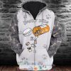 Happy Pills Pug Dog 3D Hoodie