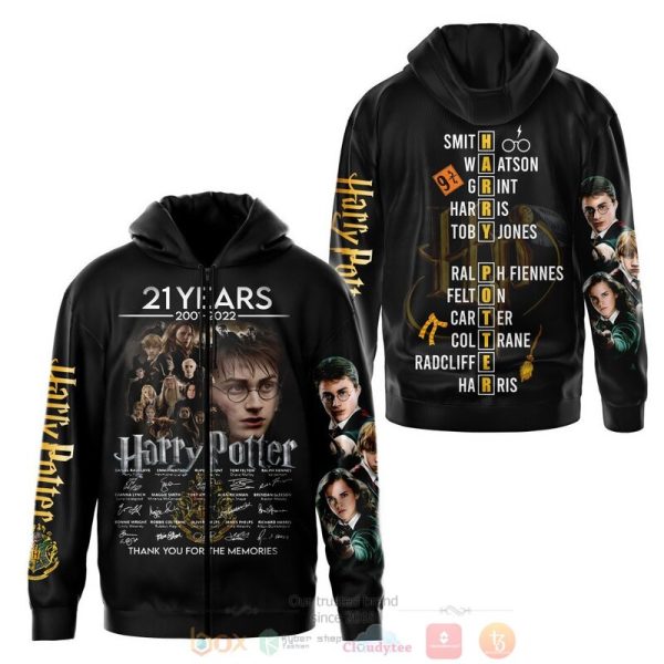 Harry Potter 21 Year 2001 2002 Movie 3D Hoodie