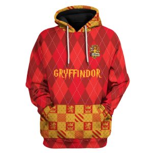 Harry Potter Gryffindor 3D Hoodie