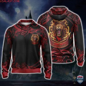 Harry Potter Gryffindor Lion 3D Hoodie T-Shirt