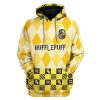 Harry Potter Hufflepuff 3D Hoodie