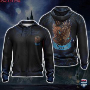 Harry Potter Ravenclaw Raven 3D Hoodie T-Shirt