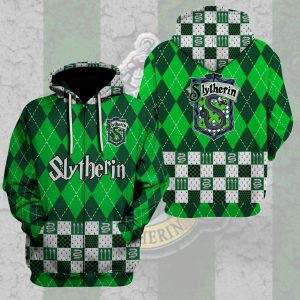 Harry Potter Slytherin 3D Hoodie