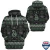 Harry Potter Slytherin House Ugly Pattern 3D Hoodie Apparel