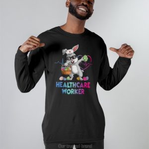 Healthcare Worker Bunny Dabbing Shirt