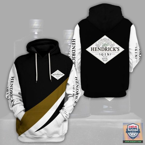 Hendrick’S Gin 3D All Over Print Hoodie