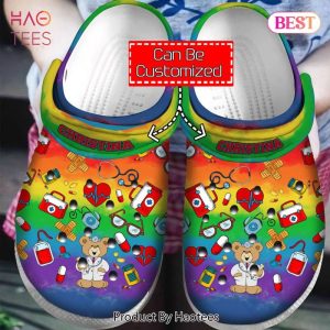 Hippie Crocs – Nurse Pattern Comfortable For Women Gift Hippie Life Clog Shoes For Men And Women