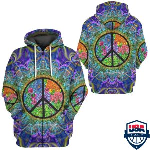 Hippie Ver 3 3D Hoodie Apparel