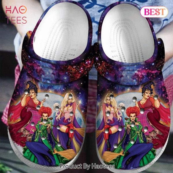 Hocus Pocus Witch Galaxy Crocband Clogs Exclusive