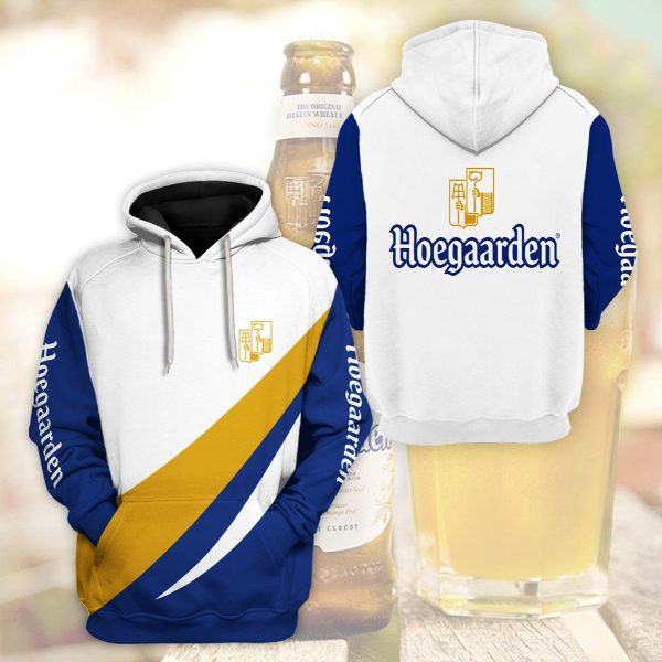 Hoegaarden Beer 3D Hoodie