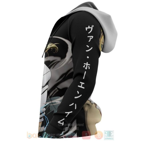 Hohenheim Van Custom Fullmetal Alchemist Anime 3D Hoodie