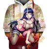 Hyuga Hinata Ahegao Naruto Hoodie 3D