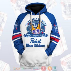 I Can’T Walk On Water But I Can Stagger On Pabst Blue Ribbon Beer 3D Hoodie