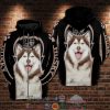 I Love Husky Sibir 3D Hoodie