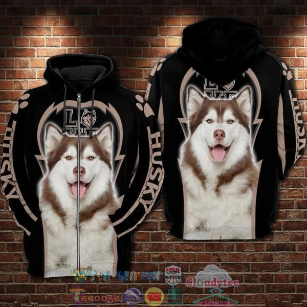 I Love Husky Sibir 3D Hoodie