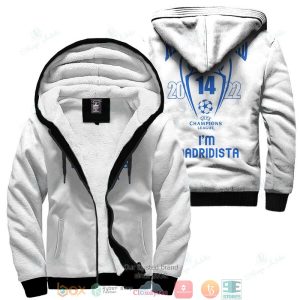 I’M A Madridista Real Madrid Champions League Adidas 3D Fleece Hoodie