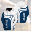 Icehouse Blue White 3D Hoodie