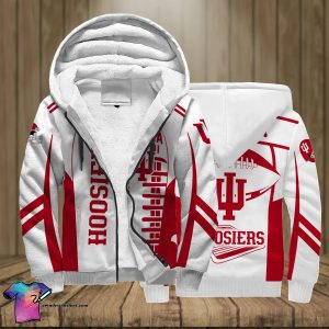 Indiana Hoosiers Basketball Team Full Print Fleece Hoodie