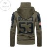 Indianapolis Colts Number 53 Darius Leonard Mask Hoodie