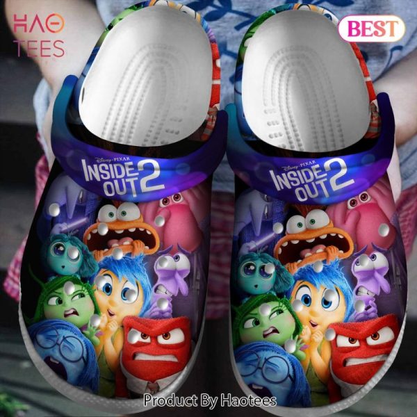 Inside Out 2 Cartoon Crocs Crocband Clogs Shoes Comfortable For Men Women and Kids