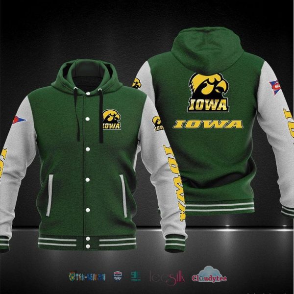 Iowa Hawkeyes Baseball Hoodie Jacket