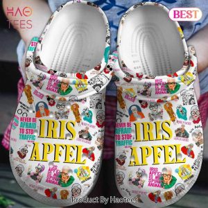 Iris Apfel Celebrity Crocs Crocband Clogs Shoes Comfortable For Men Women and Kids