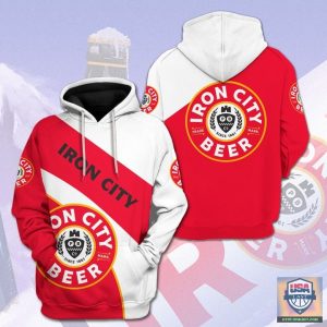 Iron City Beer 3D All Over Print Hoodie