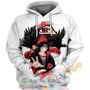 Itachi Uchiha Mystical Eyes Naruto Hoodie 3D