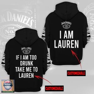 Jack Daniel’S Couple Custom Name 3D Hoodie 01