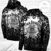 Jack Daniel’S Old No 7 Black All Over Print Hoodie