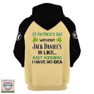 Jack Daniel’S St Patrick Day 3D All Over Print Hoodie