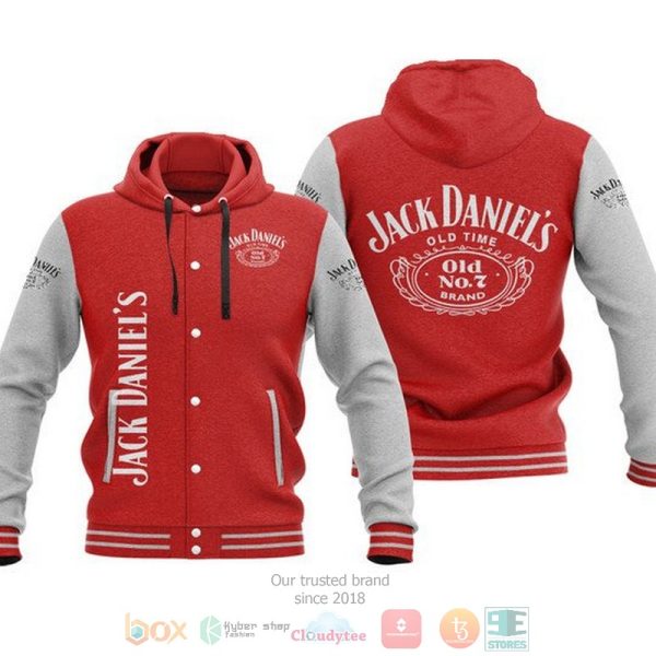 Jack Daniels Baseball Hoodie Jacket