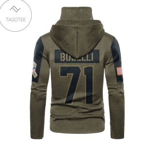 Jacksonville Jaguars Number 71 Tony Boselli Mask Hoodie