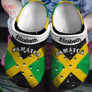 Jamaica Flag Jamaican Gift Personalized Clogs Shoes