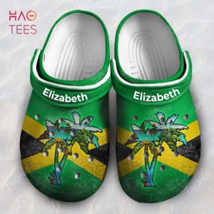 Jamaica Flag Scenery In Symbol Personalized Clogs Shoes