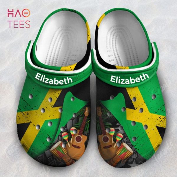 Jamaica Flag Symbols Colorful Personalized Clogs Shoes